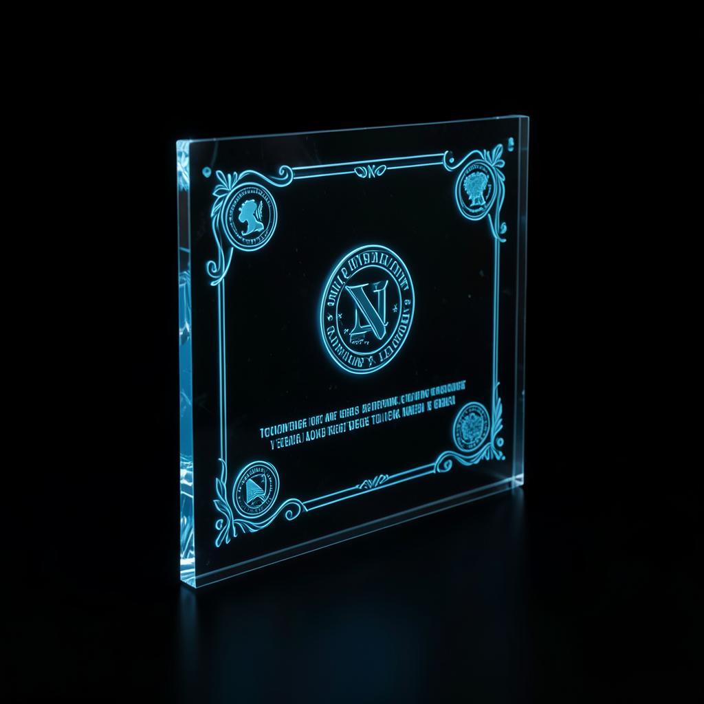 Concept art for The Tokenised Bond, a Meridian artifact