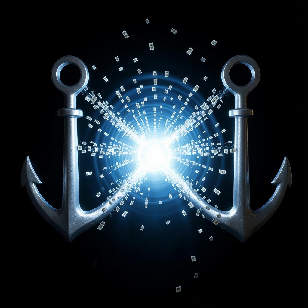 Concept art for The Payment Channel, a Meridian artifact