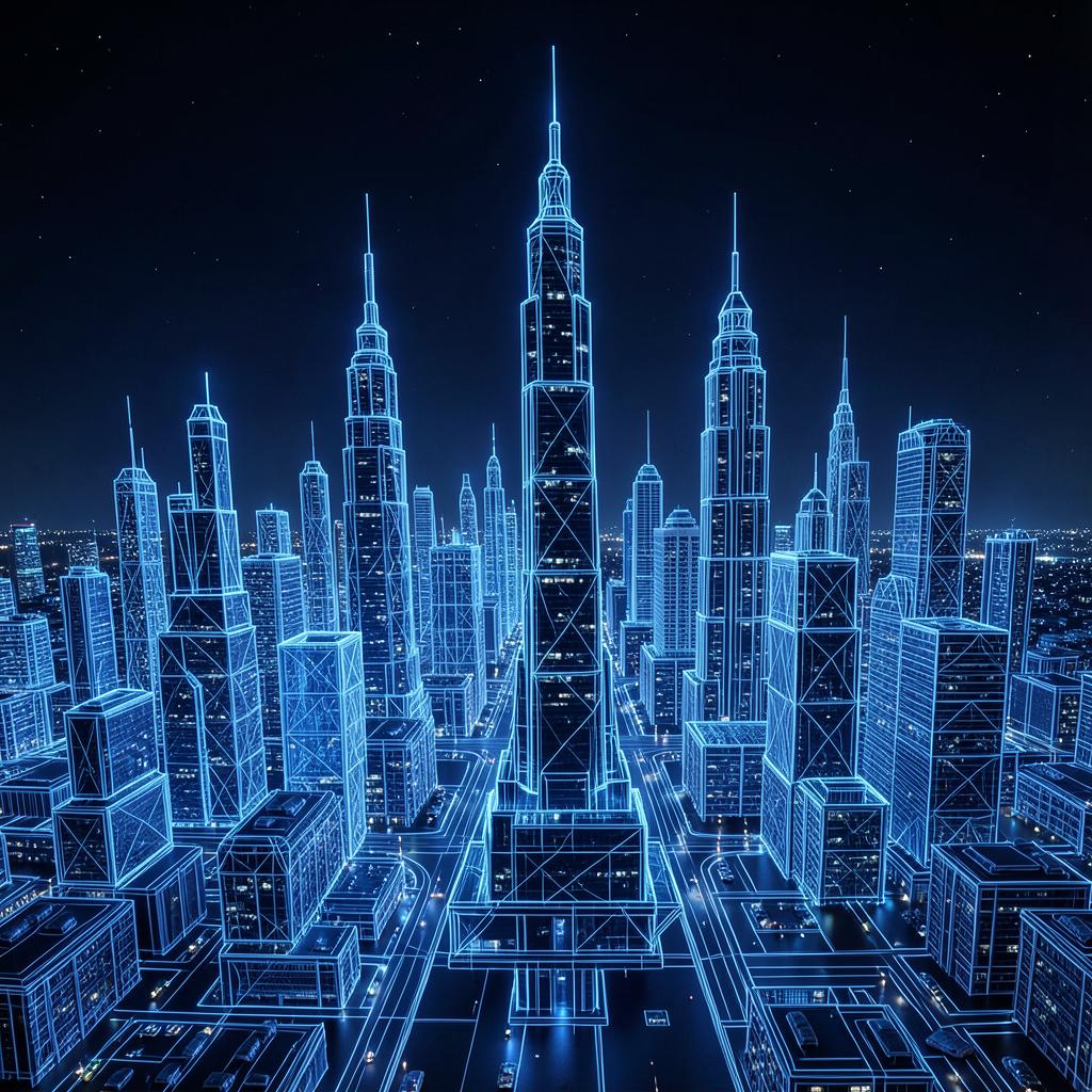 Concept art for Meridian City, a Meridian artifact
